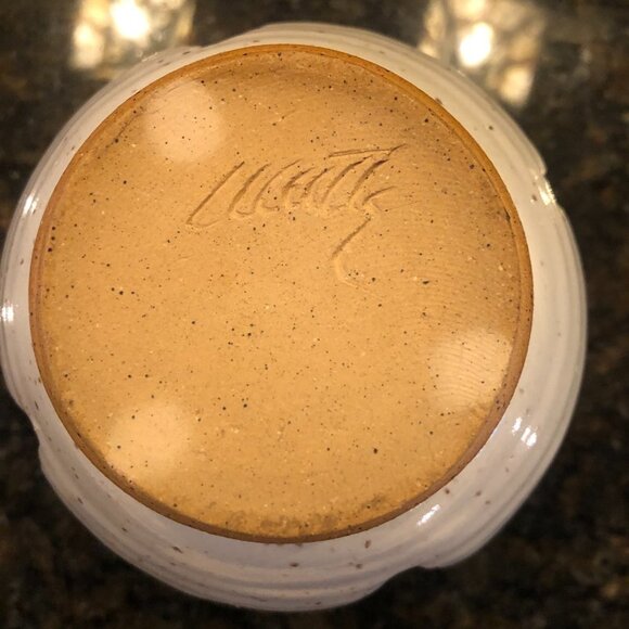 Indian Mountain Pottery Signed Watts Luminary Tea Light - Picture 2 of 3